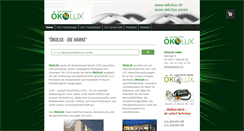 Desktop Screenshot of oekolux.ch