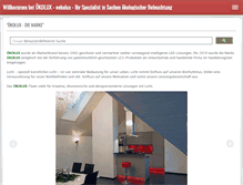Tablet Screenshot of oekolux.ch